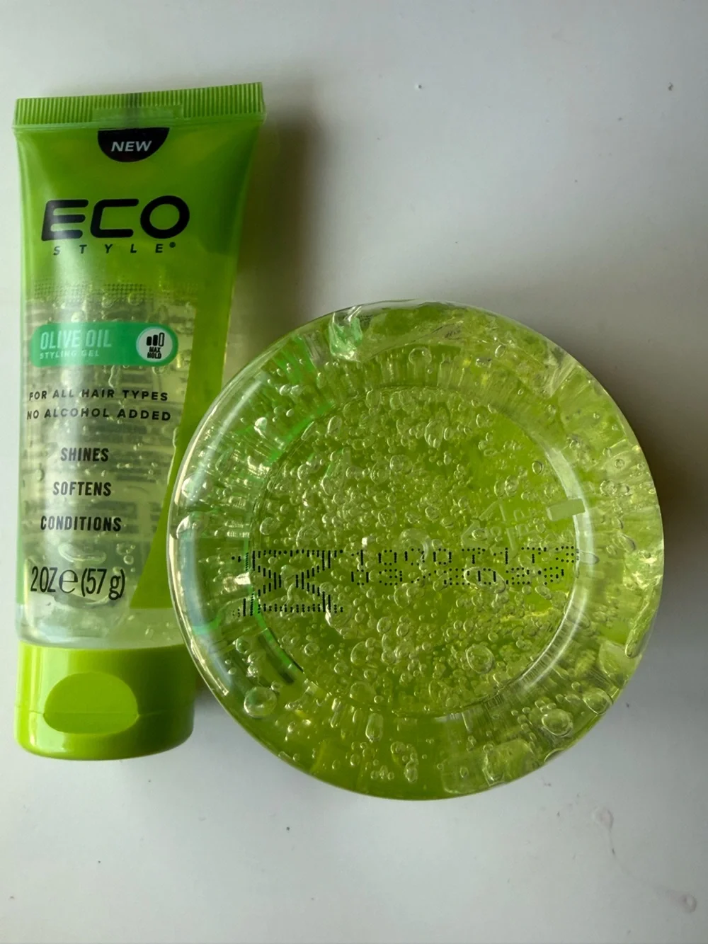 Olive Oil Styling Gel — Green